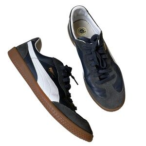 Puma Super Liga OG Retro Suede Leather Sneaker Men's Navy Sz 11